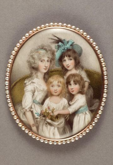 Lady Affleck and her Daughters