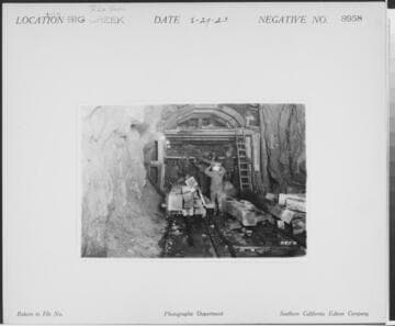 Big Creek, Florence Lake Dam - Placing five