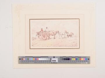 Wagon and Horses