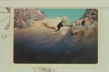Between Bridge and Gneiss Canyons floating on air mattresses