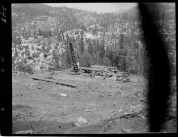 Big Creek - Mammoth Pool - Logging operation