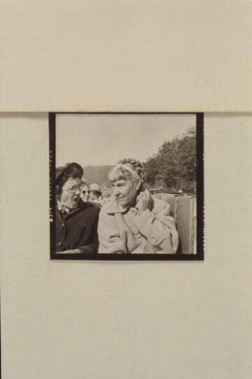 Margaret Marston gets an ear full on the Rogue River mail boat